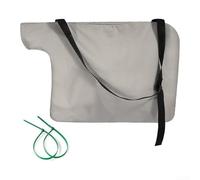 Durashmall Sac de rangement sous vide pour souffleur de feuilles de rechange pour déchiqueteuse de jardin, sac de rangement en tissu Oxford, noir, argenté, 44 x 60 cm (argent)