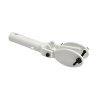 Durashmall Support de tablette de piscine pour Pentair 542068 Adaptateur pour perche télescopique Outil de nettoyage de piscine Blanc