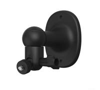 Durashmall Support mural pour caméra de surveillance Ring Stick-Up Cam & Outdoor Cam Plus, support de montage réglable à 360° pour intérieur/extérieur, support de sécurité ABS résistant aux