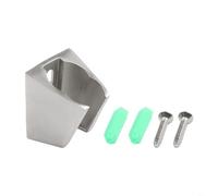 Durashmall Supports de douche à base fixe - Accessoires de douche réglables - Support de pommeau de douche en acier inoxydable 304 - Base de montage mural pour rénovation de salle de bain