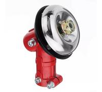 Durashmall Tête d'engrenage à 9 dents de 26 mm pour débroussailleuse, brosse en alliage d'aluminium, pièce de rechange pour arbre de 26 mm de diamètre, accessoires d'équipement de jardin, rouge