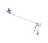 Durashmall Tête d'outil de pulvérisation réglable avec rotation à 180 degrés, support de buse anti-goutte, conception de roulement pour pulvérisateur de peinture, accessoires en alliage d'aluminium et