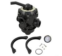 Durashmall Vanne à 6 voies 262506 pour filtre à sable Pentair, montage supérieur multi-ports de remplacement pour pièces de piscine Cristal II
