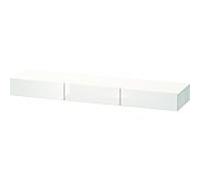 DuraStyle Duravit match0 DS827300718 180 x 44 cm, 3 tiroirs, gris béton / blanc mat, avec support console