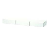 DuraStyle Duravit match0 DS827301818 180 x 44 cm, 3 tiroirs, blanc mat, avec support console