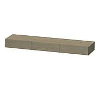 DuraStyle Duravit match0 DS827303535 180 x 44 cm, 3 tiroirs, chêne terra, avec support console