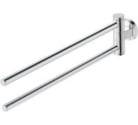 Porte-serviettes Duravit D-Code, suspendu, 2 bras, pivotant, 0099221000, Couleur: chrome