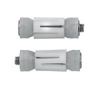 Duravit 1930 Jeu de charnières d’abattant WC avec frein de chute, 0061811000,