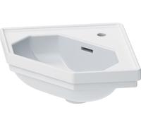 Duravit 1930 lave-mains d'angle, 59,5x45cm, avec trop-plein, 1 trou pour robinet, 0793420000, Couleur: Blanc