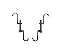 Duravit 2nd floor Fixations rapides pour cache-siphon, 0055050000,