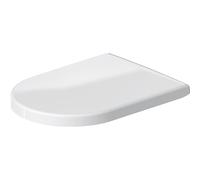 Duravit abattant WC - 37.2x48.8cm - forme D - softclose - déclipsable - polypropylène - blanc 0063390000