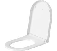 Duravit Abattant WC Darling New, sans abaissement automatique, charnières inox, blanc, 0063320000