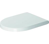 Duravit Abattant WC Durastyle Basic, Abattant WC avec amortisseur de fermeture, Abattant Toilette en Uréa-Duroplast