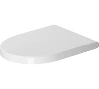 Duravit Abattant WC Starck 3 avec SoftClose Charnières inox, blanc, 0063890000