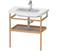 Duravit Accessoires pour meubles Porte-serviettes avec étagère DuraStyle 9882, 740x440mm, DS988204376, Couleur: Basalte Mat / Chêne massif