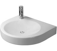 Duravit Architec lavabo 57.5x52 cm semi-circulaire classique blanc brillant 0443580000