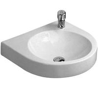 Duravit Architec lavabo 57.5x52 cm semi-circulaire classique blanc brillant 0449580008