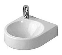 Duravit Architec lave-mains 0766350008 sans trop - plein, trou à droite , blanc