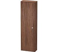 Brioso armoire Duravit BR1321L1021 520x1770x240mm, Nussbaum Dunkel / chrome, porte à gauche