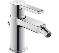 Duravit B.2 Mitigeur monocommande de bidet, avec raccord de sortie, sortie fixe avec rotule, saillie 127mm, B22400001010