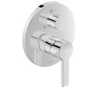Duravit B.2 Mitigeur monocommande de douche encastré, rosette ronde, 2 consommateurs, inverseur douchette manuelle/tête, B24210012010