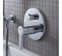 Duravit Mitigeur bain-douche encastré B.2 B24210012010 chrome monocommande inverseur douchette