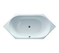 Duravit baignoire D-Code 700138000000000 hexagone, version 700138000000000 , blanc