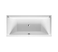 DURAVIT Baignoire rectangulaire en acrylique 2 dossiers Starck - 2000 x 1000 mm