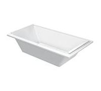 Duravit baignoire Starck 70034100000000 200 x 100 cm, blanc, version encastrable