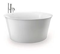 Duravit Baignoire Tulip Blanche 700470000000000 140 x 140 x 48 cm, sur pied, blanc