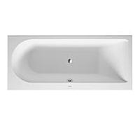 Duravit bain rectangulaire Darling nouveau 700239000000000, capacité utile 120 litres, blanc