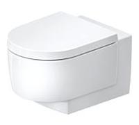 Duravit Balcon mural WC 290609AA00 540 mm, Weiß Hochglanz , lavable, sans bride, avec fixations dissimulées, 4,5 l, sortie horizontale