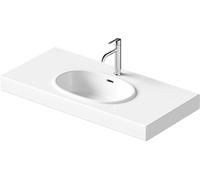Duravit Balcoon - Lavabo 100x48 cm, avec trop-plein, trou pour robinet, avec bonde, DuraShield, blanc 241210AA00