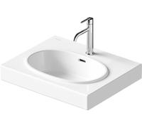Duravit Balcoon - Lavabo 60x48 cm, avec trop-plein, trou pour robinet, avec bonde, DuraShield, blanc 241260AA00