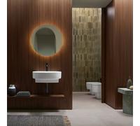 Duravit Balcoon lavabo, plage de robinetterie, 1 trou de robinetterie, avec trop-plein, avec robinetterie Push-Open, largeur 600mm, 241160AA00, Couleur: Blanc brillant