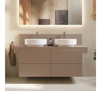 Duravit Balcoon Meuble avec plan de toilette, BA90610IFIF0000+BA50170JFIF0000,