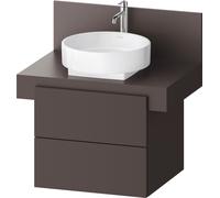 Duravit Balcoon Meuble sous-lavabo avec console, suspendu, rectangulaire, technique Tip-on, 570x600x534mm, BA50120JGIG0000
