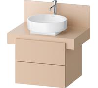 Duravit Balcoon Meuble sous-lavabo avec console, suspendu, rectangulaire, technique Tip-on, 570x600x534mm, BA50120JEIE0000