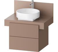 Duravit Balcoon Meuble sous-lavabo avec console, suspendu, rectangulaire, technique Tip-on, 570x600x534mm, BA50120JFIF0000, Couleur: Ombrelle