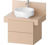 Duravit Balcoon Meuble sous-lavabo avec console, suspendu, rectangulaire, technique Tip-on, 570x600x534mm, BA50120JEIE0000