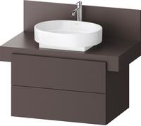 Duravit Balcoon Meuble sous-lavabo avec console, suspendu, rectangulaire, technique Tip-on, 570x800x534mm, BA50130JGIG0000