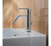 Duravit Mitigeur pour bidet Balcoon – Monocommande, vidage à tirette, chrome brillant