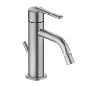 Duravit Balcoon Mitigeur monocommandé pour bidet, saillie 172mm, avec vidage à tirette, BA2400001070, Couleur: acier inoxydable brossé