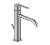 Duravit Mitigeur lavabo Balcoon BA1023001070 – FreshStart MinusFlow, vidage à tirette, inox brossé