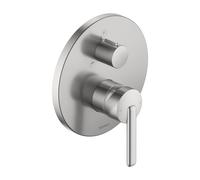Duravit Balcoon Mitigeur monocommandé pour bain, montage encastré, 170x200mm, BA5210012070, Couleur: acier inoxydable brossé