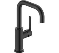 Duravit Balcoon Mitigeur monocommandé pour lavabo FreshStart et Minusflow, BA1100002046, Couleur: Noir Mat