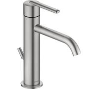 Duravit Balcoon Mitigeur monocommandé pour lavabo M FreshStart et Minusflow, avec vidage à tirette, BA1023001070, Couleur: acier inoxydable brossé