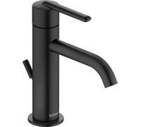 Duravit Balcoon Mitigeur monocommandé pour lavabo S FreshStart et Minusflow, avec vidage à tirette, BA1013001046, Couleur: Noir Mat