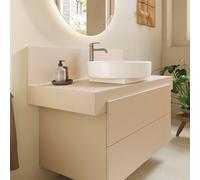 Duravit Console Balcoon BA90570IEIE0000 1 découpe au centre 1000×550×370 mm Beige sable