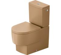 Duravit Balcoon WC sur pied pour combinaisons WC, pour réservoir de chasse rapporté, Rimless, sortie horizontale, 207009AM00, Couleur: Clay terra Mat